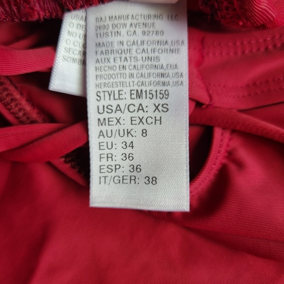 NWOT ELLA MOSS Anthropologie swimsuit tankini top - Picture 5 of 6